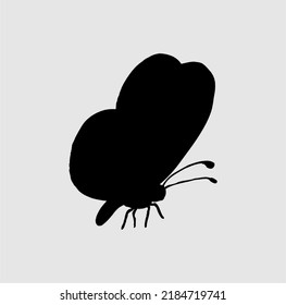 vector de mariposa para icono, logotipo o ilustración