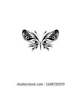 butterfly vector icon. butterfly sign on white background. butterfly icon for web and app