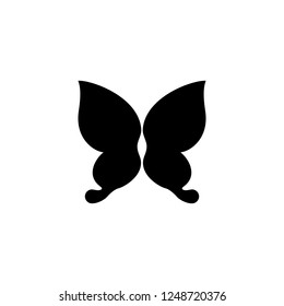 butterfly vector icon. butterfly sign on white background. butterfly icon for web and app