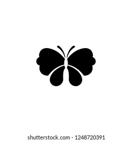 butterfly vector icon. butterfly sign on white background. butterfly icon for web and app