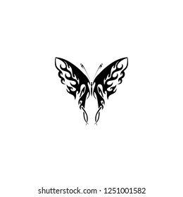 butterfly vector icon. butterfly sign on white background. butterfly icon for web and app