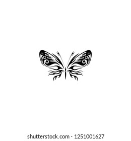 butterfly vector icon. butterfly sign on white background. butterfly icon for web and app