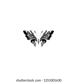 butterfly vector icon. butterfly sign on white background. butterfly icon for web and app