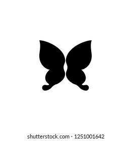 butterfly vector icon. butterfly sign on white background. butterfly icon for web and app