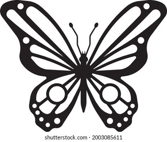 butterfly vector icon symbol design