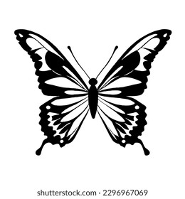 Butterfly Vector Icon Transparent No White Background EPS 
