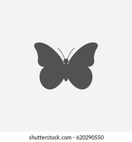 Butterfly vector icon.Butterfly fly icon