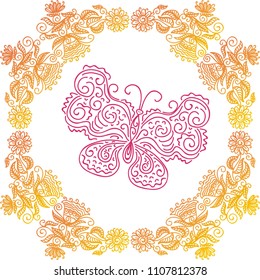 Butterfly. Vector illustration