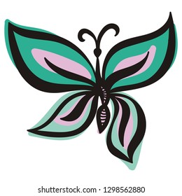 Butterfly. Vector illustration