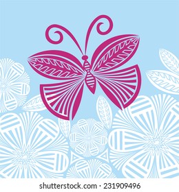 Butterfly vector illustration