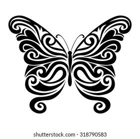  butterfly, vector illustration