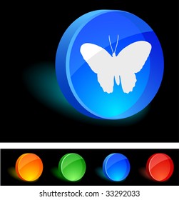 Ilustración del vector de mariposa.