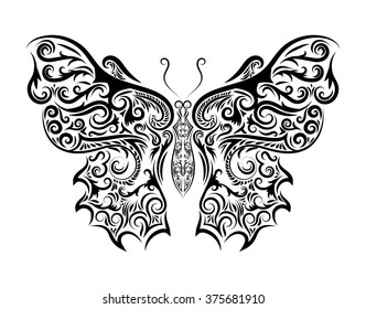 butterfly, vector illustration