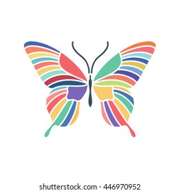 Butterfly, vector illustration