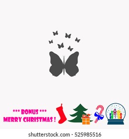 Butterfly  vector illustration.