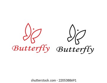 Ilustración vectorial de mariposa y arte.