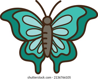 butterfly vector illustration design flat