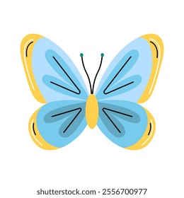 Butterfly Vector Illustration. Good for Easter Elements.