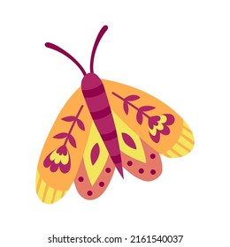 Butterfly. Vector illustration. Happy Birthday.