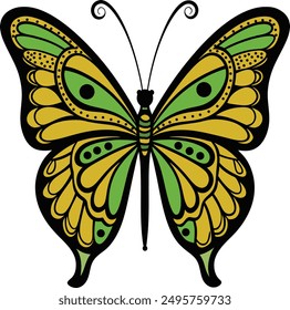 Butterfly vector illustration high resolution printable butterfly can be print kid's t-shirt,sticker,wall art, greeting card,invitation card,mug,Apparels or any surfaces