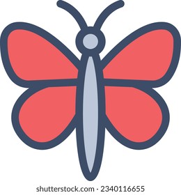 Schmetterling Vektorgrafik auf transparentem Hintergrund.Premium-Qualität symmbols.Stroke Vektorsymbol für Konzept und Grafikdesign. 
