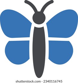 butterfly Vector illustration on a transparent background.Premium quality symmbols.Glyphs vector icon for concept and graphic design. 
