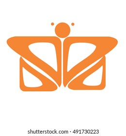 butterfly vector logo