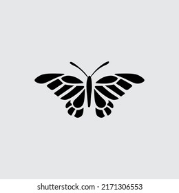 butterfly vector logo design, suitable use for symbol, icon, element design or tattoo