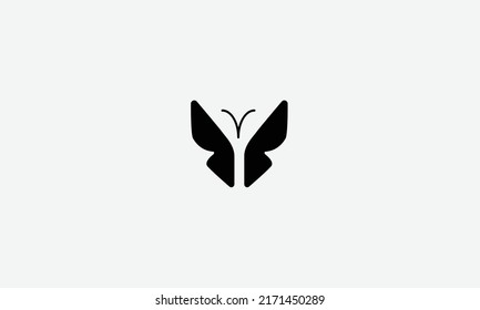 Butterfly vector logo design template