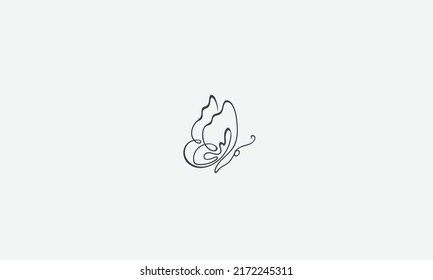 Butterfly vector logo design template