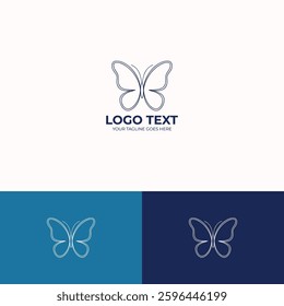 Butterfly vector logo design template