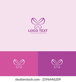 Butterfly vector logo design template