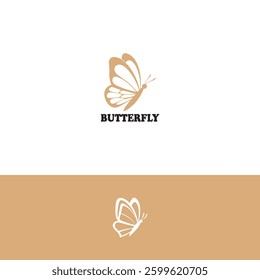 Butterfly vector logo design template