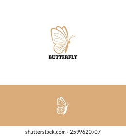Butterfly vector logo design template