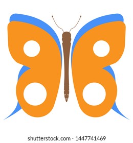 butterfly vector logo and icon