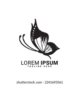 Butterfly vector logo illustration design