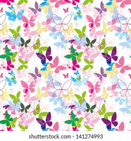 butterfly vector pattern