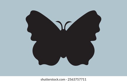 Butterfly Vector  silhouette black set isolated on transparent background Abstract modern seamless pattern of monarch butterfly contours on white background for decoration design  Closeup design eleme