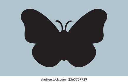 Butterfly Vector  silhouette black set isolated on transparent background Abstract modern seamless pattern of monarch butterfly contours on white background for decoration design  Closeup design eleme