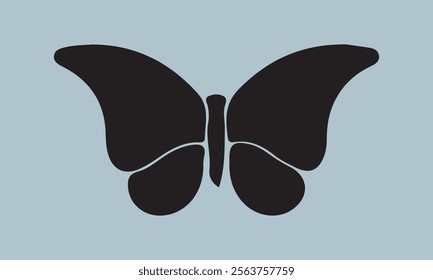 Butterfly Vector  silhouette black set isolated on transparent background Abstract modern seamless pattern of monarch butterfly contours on white background for decoration design  Closeup design eleme