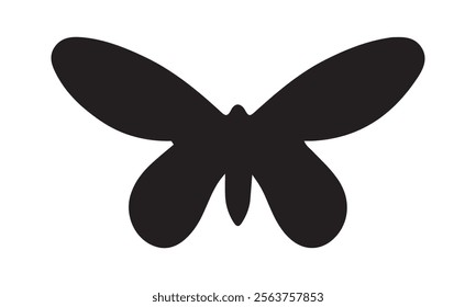 Butterfly Vector  silhouette black set isolated on transparent background Abstract modern seamless pattern of monarch butterfly contours on white background for decoration design  Closeup design eleme