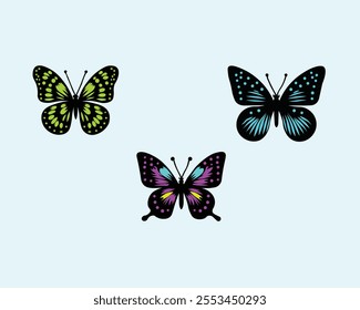 butterfly vector silhouette image art