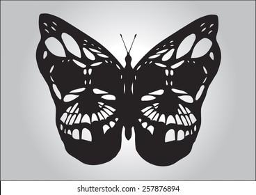 Download Butterfly Skull Tattoo Images, Stock Photos & Vectors ...