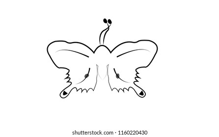 butterfly vector symbols