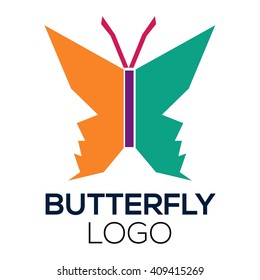 Butterfly Vector Template
