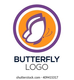 Butterfly Vector Template
