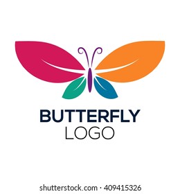 Butterfly Vector Template
