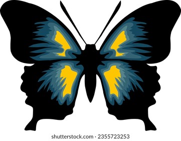 Butterfly vektor art design illustration symbol