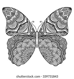 Mandalas Zum Ausmalen Schmetterling - Ausmalbilder und Vorlagen