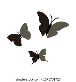 Butterfly Wall Decoration Sticker Design Vector Stock Vector (Royalty ...